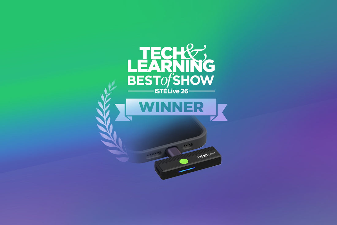 IPEVO CAST 榮獲 ISTELive 2026 Future’s Best of Show Award