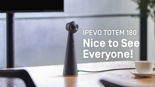 IPEVO TOTEM 180 全景視訊會議攝影機正式上市