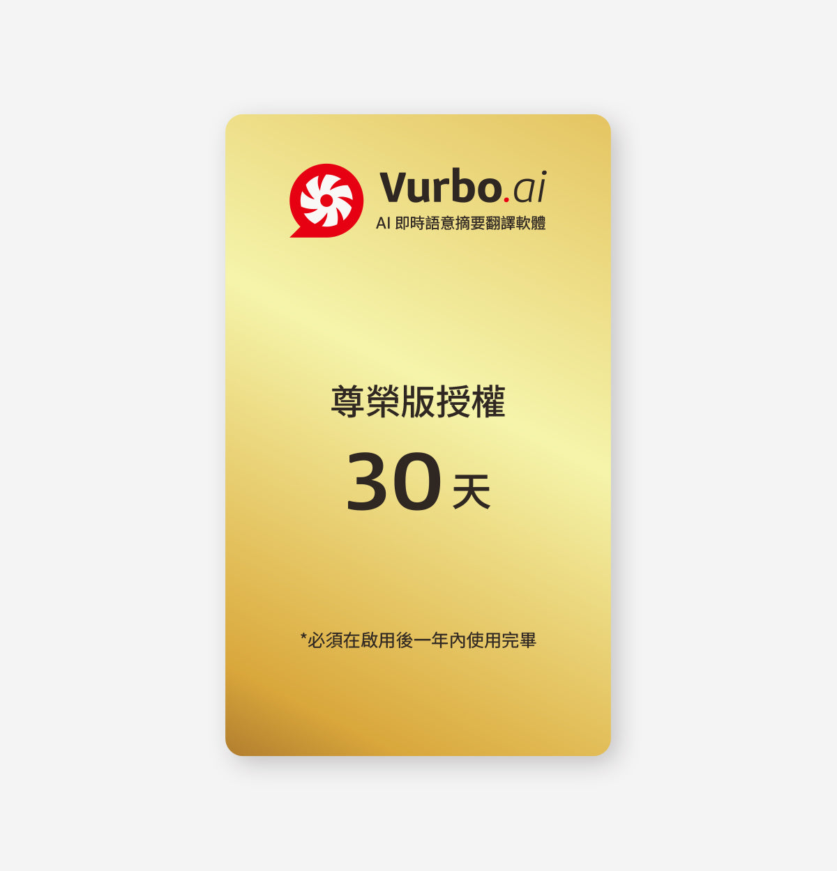Vurbo.ai 尊榮版